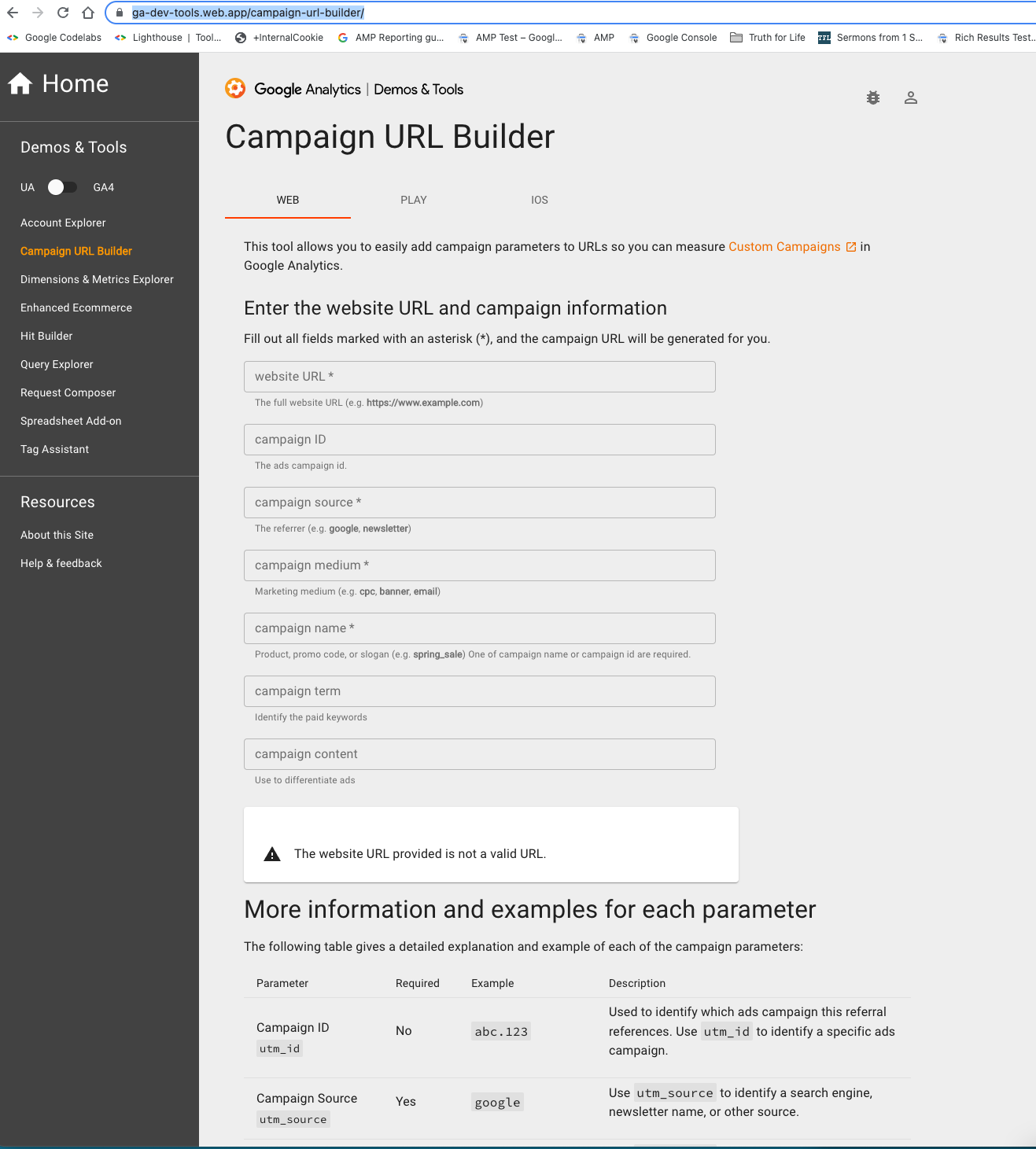Google UTM Campaign Builder Image