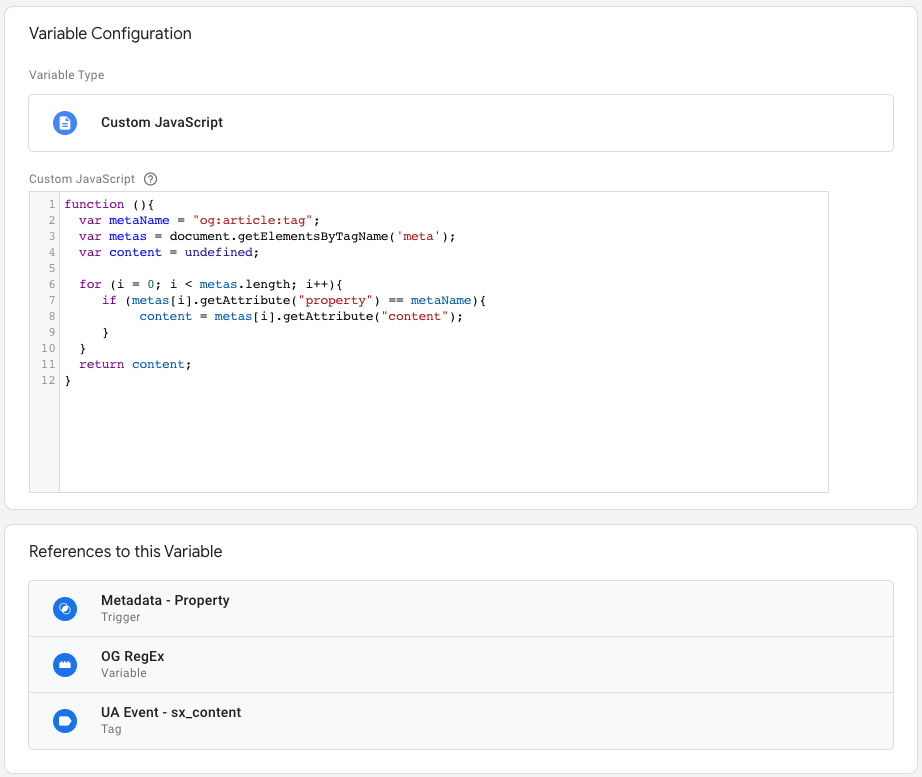 Metadata screenshot