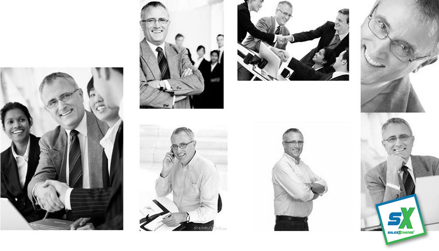 Collage of the most popular man on the internet for stock photos