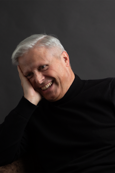 Nigel Maine laughing