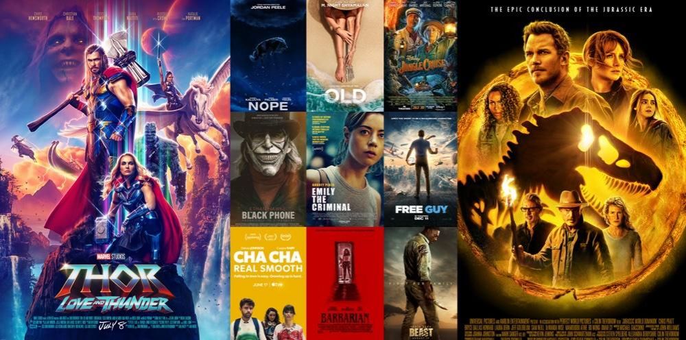 Movie poster collage