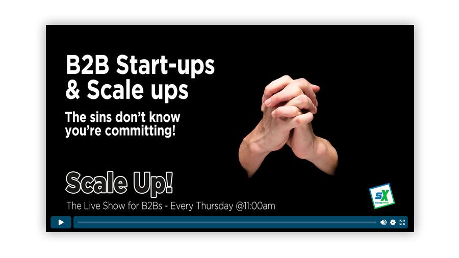 B2B Startups & Scaleup Errors - Live
