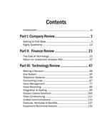 Technology & Business Handbook - Table of Contents - thumb
