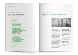 White paper open pages 1